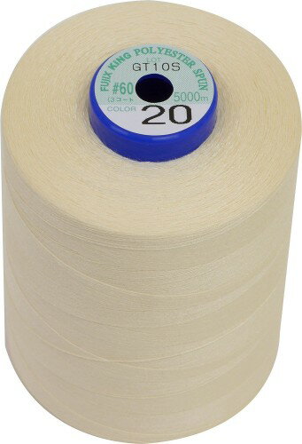 FUJIX フジックス キングスパン スパン ミシン糸 60番 5000m巻 col.20