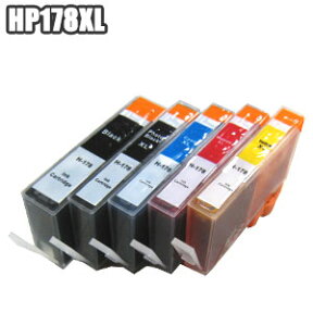 HP178XL 【単品】 互換インク 増量品 チップ要交換 HP CB321HJ CB322HJ CB323HJ CB324HJ CB325HJ hp178 プリンター Deskjet 3070A 3520 Officejet 4620 Photosmart