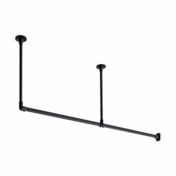 取付面にしっかりと固定されるタイプ下から見上げた時にスリムに見える本体バー、スマートなブラケット形状、目立ちにくい固定ネジなど、デザイン性に配慮しています。塗装ではなく、フィルムラッピングを施すことで、ハンガーなどの掛け外しが多いシーンでも...