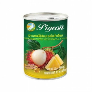 ピジョン　パイナップル入りランブータンのシロップ漬け565g 　24個セット