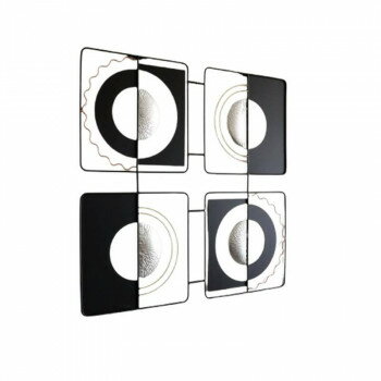 インテリア雑貨 壁飾り ウォールアート ブラック シルバー 2206TSF003