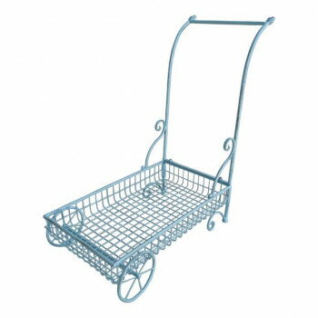 ガーデニング用カート花瓶を置いたり、小物を飾ったりするディスプレイ用として最適です。車輪は固定タイプです。サイズ本体:W74×D38×H79cm、花台部:W57×D33×H7.5cm個装サイズ：67×26×41cm重量個装重量：3500g仕...