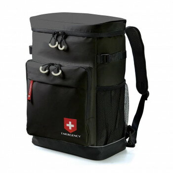 EMERGENCY BACKPACK 防災リュックサック 8点セット ホワイト 13-6186-01