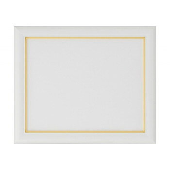 シンプルな額縁木製のシンプルな額縁です。ゴールドの縁が施されています。サイズ大衣サイズ個装サイズ：57.6×46.1×3cm重量個装重量：2200g素材・材質フレーム:木製表面材:アクリル仕様作品寸法:507 × 392mm付属品吊紐生産国日本fk094igrjs