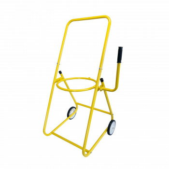 タイヤ付きのペール缶専用スタンドタイヤ付きのペール缶専用スタンド。ペール缶を設置したままハンドルを傾けて中の液体を注げます。※北海道・沖縄・離島は別途運賃がかかります。※一部配送ができない地域や配送曜日が限定されている地域がございますので、...