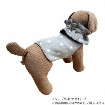 遠赤技研 ペット用 セット割ケア テラペットウェア + ネックウォーマー Mサイズ ドット柄