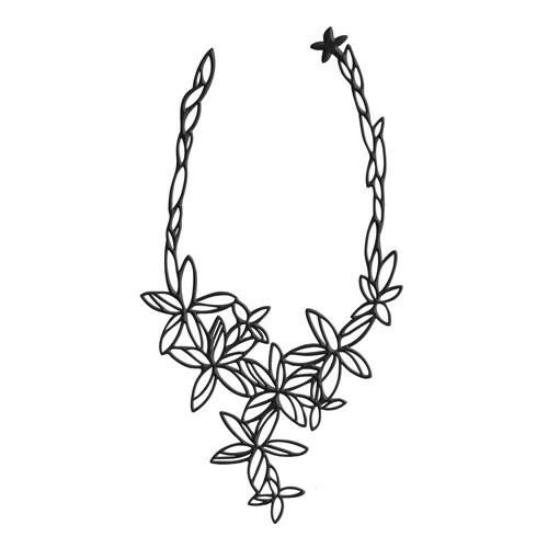 バチュカーダ ネックレス ハワイ ブラック
