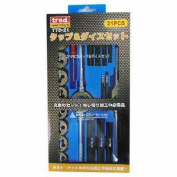 おすすめねじ切り加工の必需品です。サイズH255×W120×D20mm個装サイズ：25.8×12.3×2.2cm重量705g個装重量：699g素材・材質カーボンスチール硬度HRC40-50セット内容18pcs.タップ&ダイス(M3×0.5/...