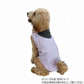 遠赤技研 ペット用 テラペットウェア Mサイズ パープルチェック柄