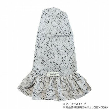 遠赤技研 ペット用 テラペットウェアフリル付き Mサイズ ドット柄