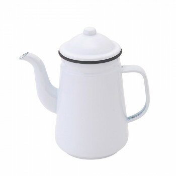 シンプルなホーロー製のポット。シンプルでどんなインテリアにも馴染むデザインです。アウトドアにもおすすめ。サイズW20×D12×H21cm個装サイズ：16×21×22cm重量個装重量：485g素材・材質ホーロー仕様食洗機OKガス火専用容量:1...