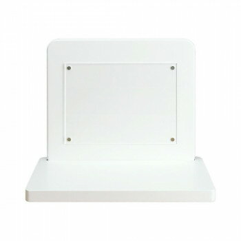 アクリルパネル飾り台 アクリルパネル飾り台　ミニ2615 ホワイト 106-182