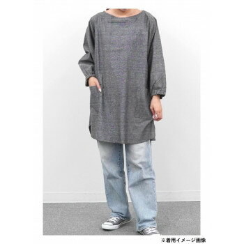 フレンズヒル カッポウギ シャンブレーファブ ブラック WS-268-25