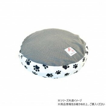 遠赤技研 ペット用 テラペットベッドカバー丸型 足あと柄 Mサイズ