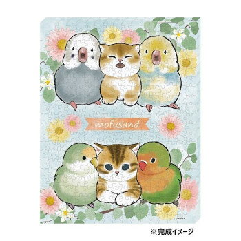 アートボードジグソーパズル366ピース mofusand とり×にゃん ATB-71