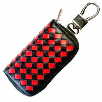 AWESOME(オーサム)　スマートキーケース(クロスシリーズ)　ブラック×レッド　ASK-MS008