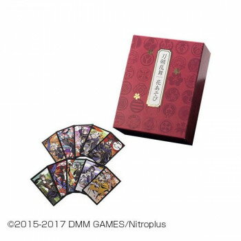 大人気アニメの花札♪見ているだけで楽しいキャラクター花ふだ。家族みんなで楽しめます。刀剣乱舞‐ONLINE‐の48の刀剣男士が花札となりました。花札の札絵として独特のアレンジを加え、この製品だけの雰囲気ある刀剣男士たちが楽しめるはずです。花...