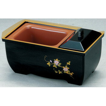 incense Burners - やすらぎ香炉 5.0寸 黒(フチ金) 蒔絵 鉄仙 3404500226021