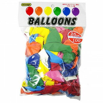 Hi-Delight�@BALLOONS�@�S�����D�@25cm�@�A�\�[�g100���� 11255