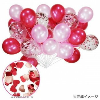 Hi-Delight�@�o���[���f�R�Z�b�gDX�@�o���[��30��(�X�y�A�o���[���t��) �n�[�g B1254