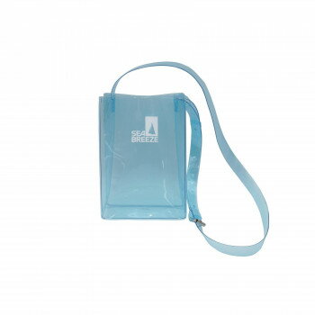 おすすめ涼しい肌触りの透明素材を使用したミニショルダーバッグ。中身が見えやすく、何を入れたかすぐにわかって便利です。ジムやサウナなど、レジャーにも。サイズ21×15×6.5cm個装サイズ：23×16×4.5cm重量個装重量：110g素材・材質PVC生産国中国fk094igrjs