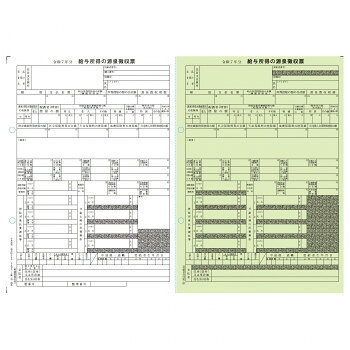 日本法令 給与支払報告書(源泉徴収票付) 地方MC-3 A4判カット紙