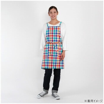 Gingham Aprons - フレンズヒル　ショートエプロン　ポッピング　レッドUS-108-20
