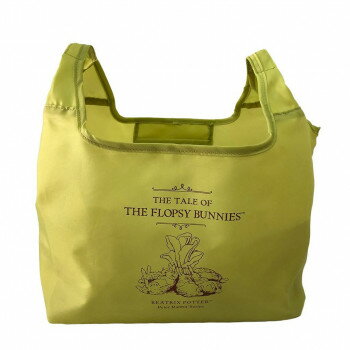 優美社　0612-02　 （ピーターラビット） 　くり手型　お弁当サイズ対応　コンパクト収納エコバッグ　 グリーン