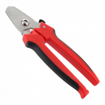 おすすめ3芯VA線やケーブルも楽々切断できます。サビにくいステンレス刃使用。作業性の良いスプリング付です。サイズ全長:185mm個装サイズ：27.1×9.5×2.2cm重量150g個装重量：180g素材・材質刃:ステンレスグリップ:PP+T...