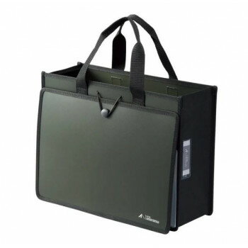 おすすめクリヤーホルダーや書類収納に便利なジャバラポケット(1仕切)付き。バッグの両サイドにはそれぞれ、ボトルが入るメッシュポケットとタイトル記入ができる見出し付き。底板を抜き取るとスリムに持ち運びできます。サイズ360×150×277mm個装サイズ：37×30×4cm重量個装重量：480g素材・材質本体:ポリプロピレン・ポリエステル仕様折りたたみ時(約):幅360×奥行き25×高さ277mm 耐荷重:8kg生産国中国fk094igrjs