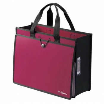 おすすめクリヤーホルダーや書類収納に便利なジャバラポケット(1仕切)付き。バッグの両サイドにはそれぞれ、ボトルが入るメッシュポケットとタイトル記入ができる見出し付き。底板を抜き取るとスリムに持ち運びできます。サイズ360×150×277mm個装サイズ：37×30×4cm重量個装重量：480g素材・材質本体:ポリプロピレン・ポリエステル仕様折りたたみ時(約):幅360×奥行き25×高さ277mm 耐荷重:8kg生産国中国fk094igrjs