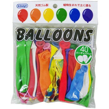 Hi-Delight�@BALLOONS�@�S�����D�@�p�[�e�B�p�b�N�@HQ�p�[�e�B�p�b�N�@40�� 11006