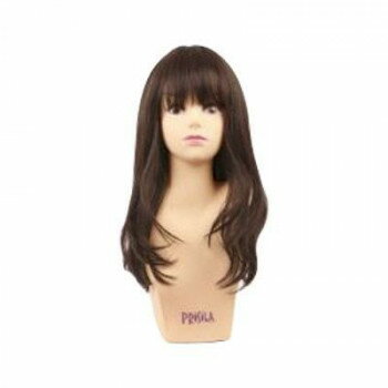 ★プリシラ オールウィッグ フレイウェーブセミディ A-706 TDC耐熱ダークココア
