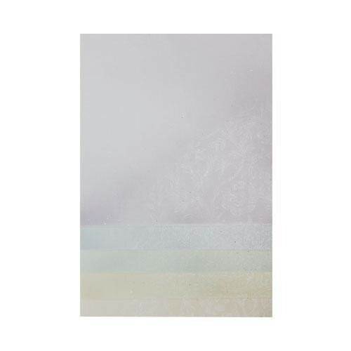 料紙　清湖　細字　5色セット　半紙判　20枚 AG83-1