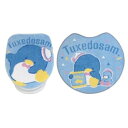 トイレ2点セット(洗浄・暖房便座用フタカバー&トイレマット) サンリオ タキシードサム SB-622-S