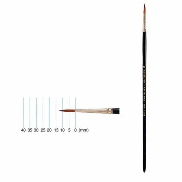 REMBRANDT　レンブラント　油彩画筆241　ピュアレッドセーブル　ラウンド　T909-241-04(4号)