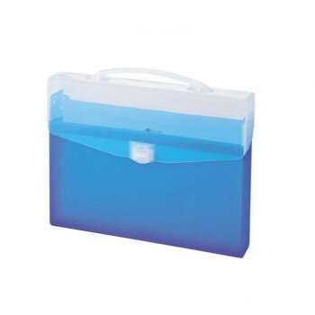 おすすめフタが大きく開くので書類の出し入れがスムーズにできます。サイズ349×60×270mm(グリップを含む高さ:280mm)個装サイズ：35×30×6cm重量個装重量：340g素材・材質本体・フタ:ポリプロピレンハンドル:EVA(オレフィン系樹脂)とじ具:POM仕様色:青サイズ:A4最大収納サイズ:縦255×横338×厚さ50mm対荷重:3kg生産国ベトナムfk094igrjs