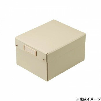 LIHIT LAB.(リヒトラブ)　Roomy　折りたたみボックス　コミックスサイズ　ベージュ　A-796-16