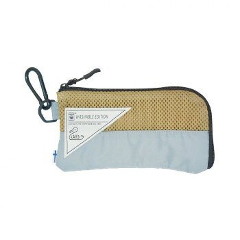 KAKSI(カクシ) WSマスクポーチ グレー×キャメル SN00145