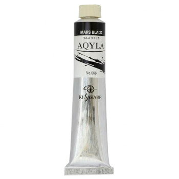 おすすめAQYLA(アキーラ)は今までにない新しい絵具です。表面は水の蒸発とともに乾きますが、ゆっくり固まるので、 その間に道具の片づけや作品の修正などが急かされずに行えます。また、完全に固まると非常に堅牢な塗膜を作り、 優れた固着力と耐水性を発揮するため、 ガラスや金属にも直接塗ることができ、幅広い使い方が可能です。サイズ個装サイズ：17×4×3cm重量個装重量：130g素材・材質顔料、アルキド樹脂、水仕様内容量:100ml耐光性:★★★★透明性:不透明使用顔料:PBk11カラー:マルスブラック生産国日本fk094igrjs