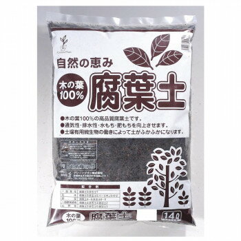 グリーンプラン 木の葉100％腐葉土 14L
