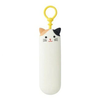 LIHIT LAB.(リヒトラブ)　PuniLabo　スリムキーケース　ミケネコ　A-7785-7