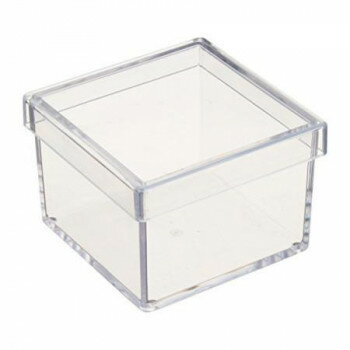 ナカバヤシ キャパティソリッド フタ付/スクエア CSD-BK2