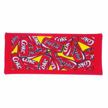 犬飼タオル COC260A コカ・コーラ プリントフェイスタオル　カン