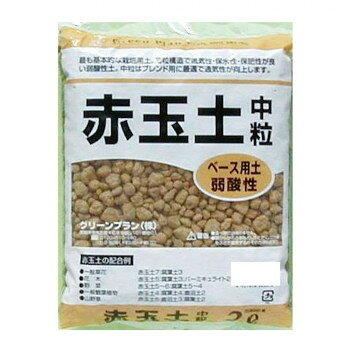 グリーンプラン 赤玉土(中粒) 2L
