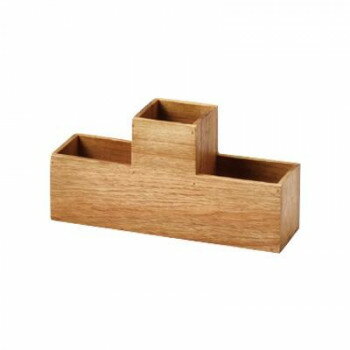 ナチュラルテイストでおしゃれなデザイン！木製のペンスタンドです。インテリアに合わせやすいナチュラルなデザイン。サイズW25×D7×H7(12)cm個装サイズ：27×8×14cm重量個装重量：400g素材・材質チェリーウッド生産国フィリピンf...