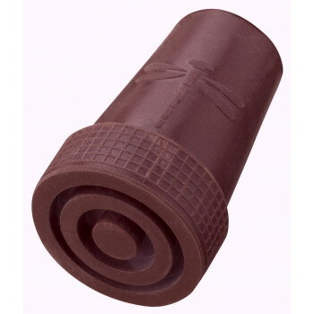 ケイ・ホスピア杖アクセサリー杖先ゴム　トンボ　16mm　茶