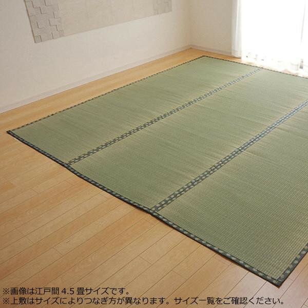 純国産 い草 上敷き カーペット 双目織 『松』 団地間3畳(約170×255cm) 1103213