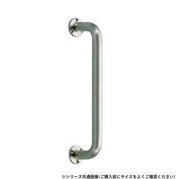 シロクマ 丸棒ニギリバー(25φ) ヘアーライン NO-804 450mm