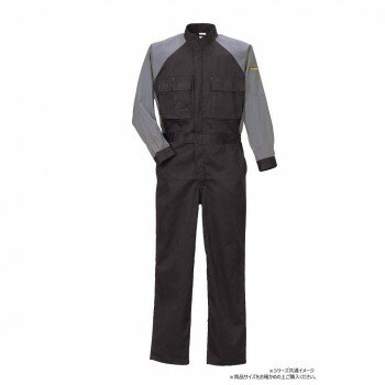 クレヒフク 綿ツナギ ブラック LL 211